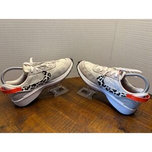 Nike Waffle Debut Leopard Print Summit White Sail Sneakers DZ5201-100 Womens 6